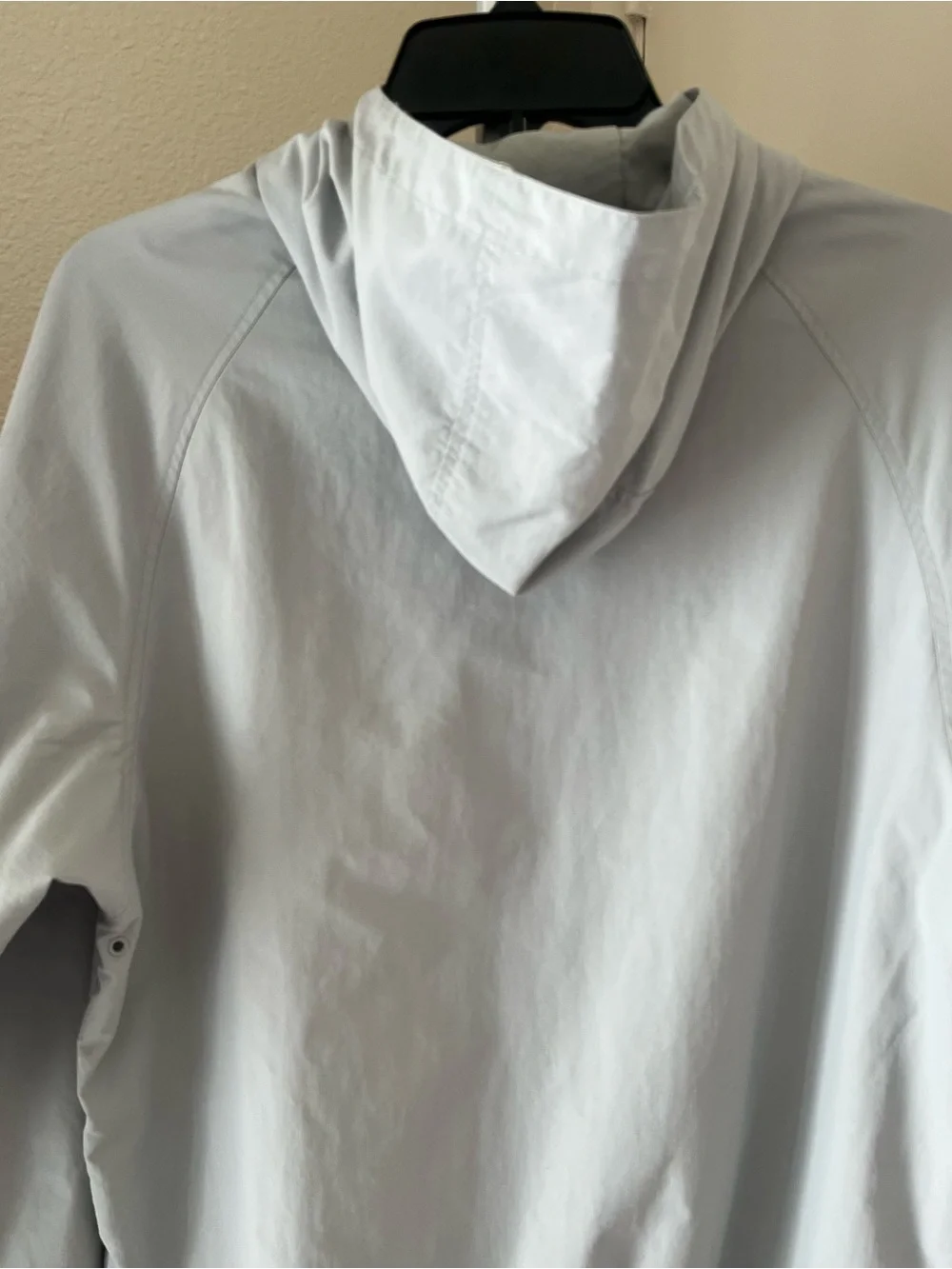 Palace Quick Dry Soft Shell Hooded Windbreaker Jacket Light Grey Size M